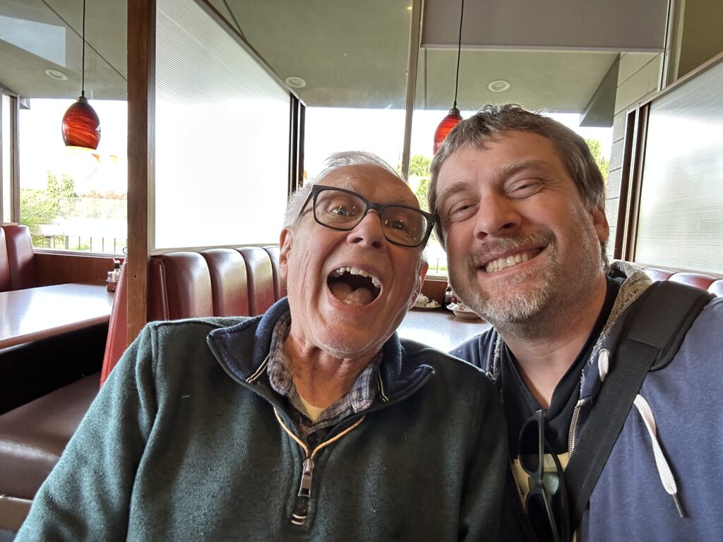 Bob and Mario at Denny's (1/2025)